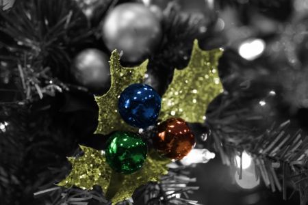 Colors of Christmas - christmas photography, monochrome christmas, Colors of Christmas, christmas colors