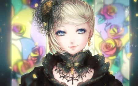 Kagamine Rin - rin, pretty, vocaloid, girl, blonde, princess