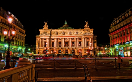 City of Paris at Night - paris, cityscapes, france, architecture