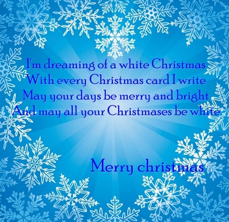 White christmas - white, holiday, greeting, christmas