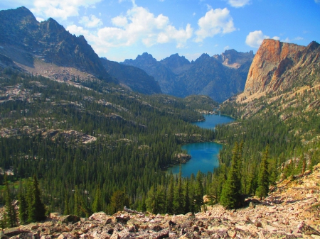 Sawtooth Wilderness - nature, fun, lake, cool, mountain, forest