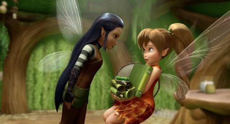 Legend of the NeverBeast (2014) - movie, disney, orange, green, fairy, fawn, fantasy, legend of the neverbeast