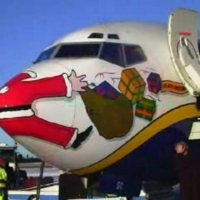 Santa Got Ran Over By An Airplane