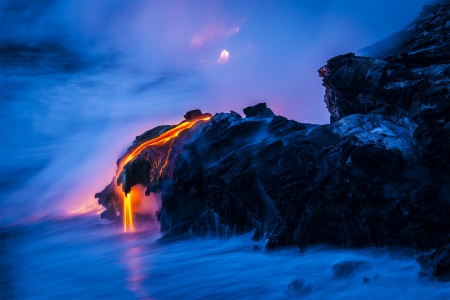 Volcano - eruption - landscape, lava, eruption, Volcano