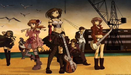 Haruhi Suzumiya band - band, melancholy of haruhi suimiya, anime, haruhi suzumiya