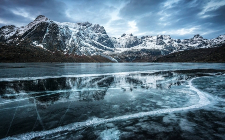 artic norway - fun, nature, lake, norway, cool, mountain