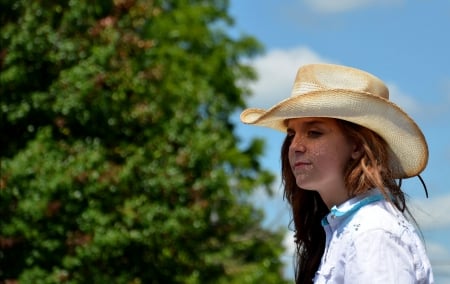 Howdy Boy's - cowgirl, cute, pretty, hat