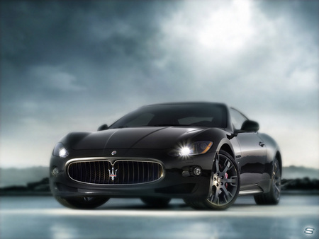 MASERATI 2009 - turismo, m, cars, 2009, body, maserati, 09, black, fast, sher ali, gran, car, grand, sexy, bold