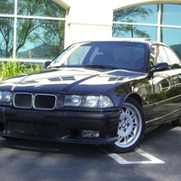 black bmw e36 02