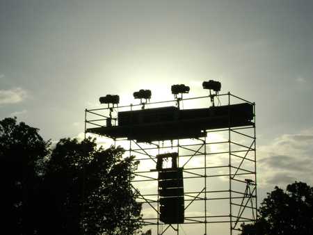 Soundtower Sunset - sunsets, sky, towers, natures