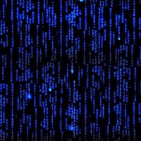 The Matrix - Blue Matrix Background