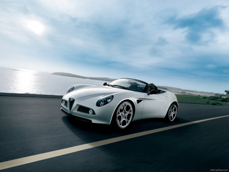 Alfa Romeo 8C Spider - alfa romeo 8c spider