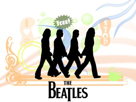 The Beatles - music, the beatles, vector, beatles