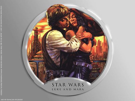 Star Wars Luke and Mara - movie, star wars, sf, book