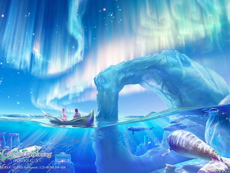 	 beautiful ballad in the Northern Water  - fantasy art, beautiful ballad in the northern water