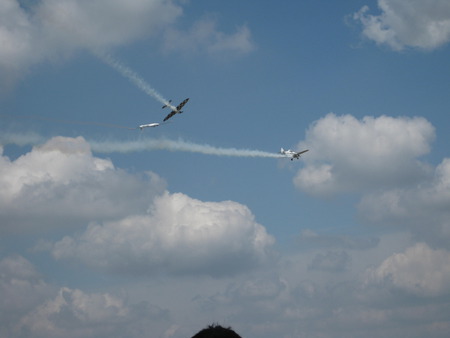 Swift Team (glider, mini-spit fire and something else>_>) - hill, aerobatics, swift, team, glider, mini, biggin, spitfire