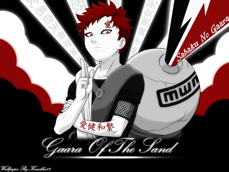 Gara of the sand - gara, naruto, sand