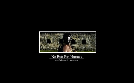 No Exit For Human 1 - human, women, people, land, war, models, females, wallpaper