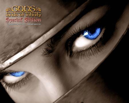 blue eyes - game, woman, look