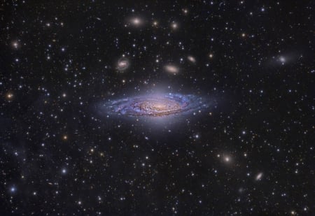 NGC 7331 and Beyond - fun, stars, galaxy, cool, space