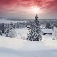 Landscape Around Lillehammer, Norway