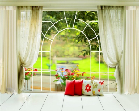 Home Style - curtain, style, Home, window