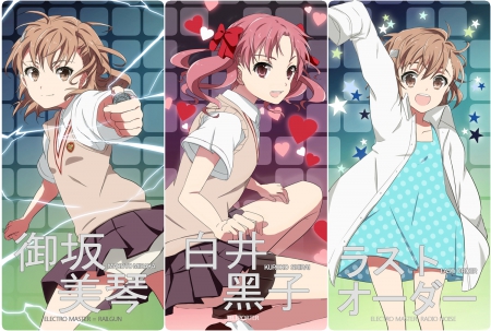 Cuties - kuruko, cute, last order, misaka