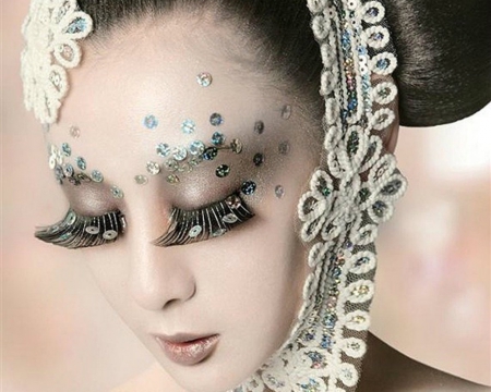 Artistic Beauty - lashes, style, Asian, woman