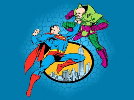 Superman Vs Luthor - luthor, villains, comics, superman, dc comics, superheroes