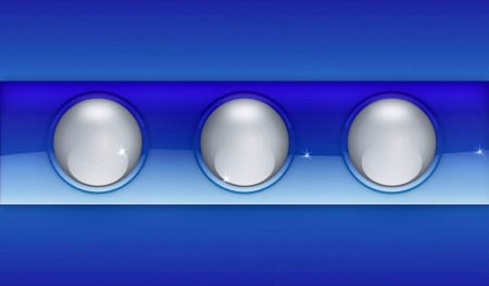 Blue Portholes 1 - painting, wide screen, art, artwork, texture, illustration, computer graphics