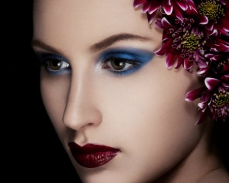 Elegant beauty - style, face, woman, make up