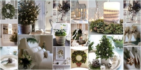 Collage Christmas decoration