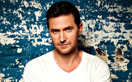 Richard Armitage - actor, white, blue, Richard Armitage, man