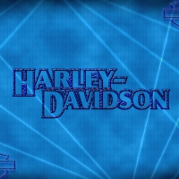 blue Harley