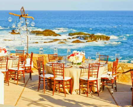 Dine at the Beach - table, chairs, beach, outdoor