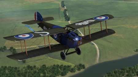 Sopwith Dolphin Art - world war one, sopwith dolphin, royal air force, artwork