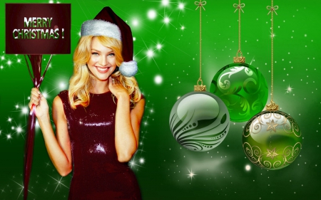 Merry Christmas from Candice - greetings, holidays, xmas, candice, swanepoel, christmas