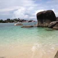 Rock Formations in Indonesian Sea