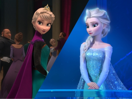 The End of My Old Self - queen, braid, movie, blonde hair, elsa, disney, frozen, two sides