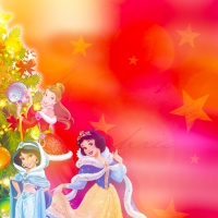 Belle Jasmine And Snow White Christmas