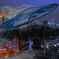 Chicago city UFO Attack