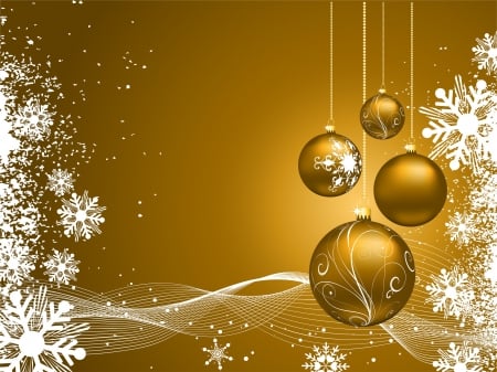 Gold Christmas - christmas, collages, holiday, decorations, art