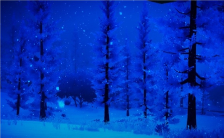 Moonlight Snow