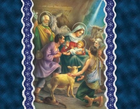 Christmas Nativity - abstract, christmas, 3d and cg, nativity