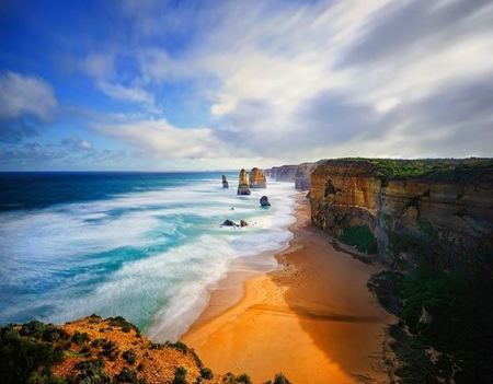 Beautiful Coastline - oceans, nature, coast, beaches, sky