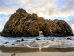 Sunset on Pheiffer Beach, California