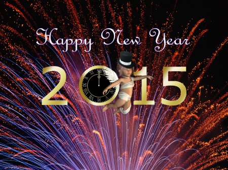 2015 New Year Fireworks - Fireworks, Baby New Year, New year, 2015