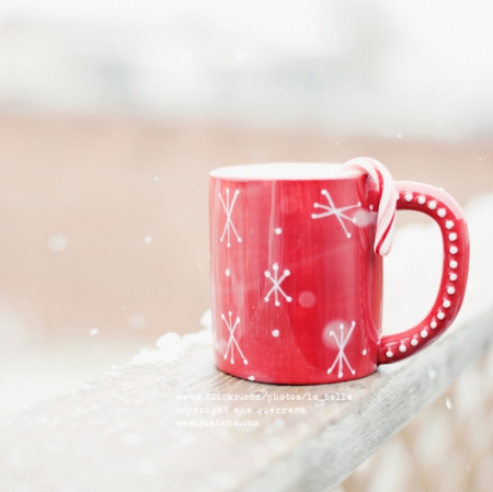 ❤ - abstract, red, cup, photography