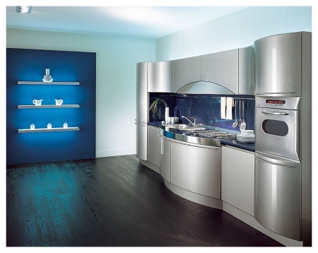 kitchen - nice, blueprint, cool, blue