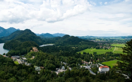 overhead view - nature, fun, cool, forest, architecture, medieval